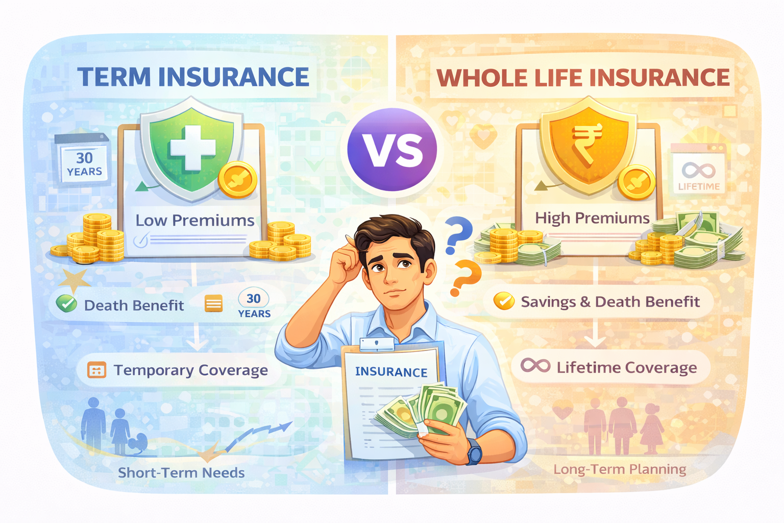 Term Insurance vs Whole Life Insurance: Which One Should You Choose?
